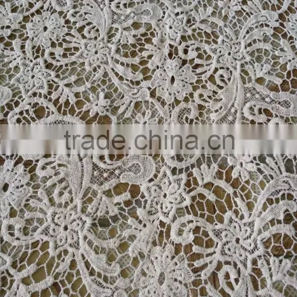 2016 Wholesale Garment Accessory Embroidery Cotton Lace Fabric for Cloth photo-5