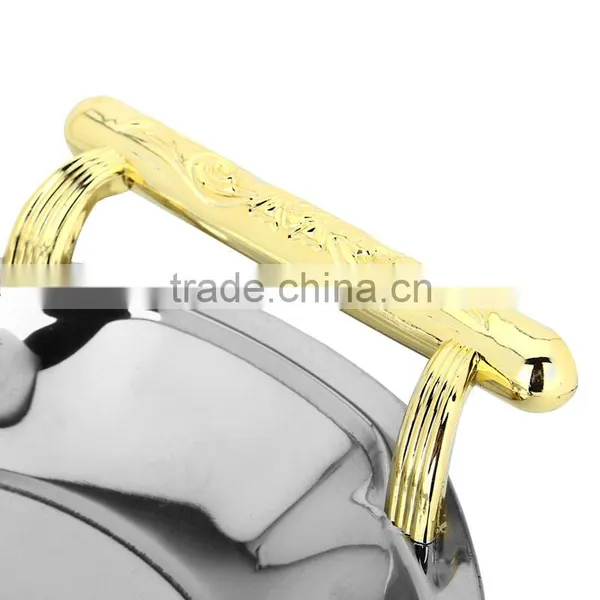 Fashion India Wedding Decoration Tray Vintage Metal Serving Tray With Handles photo-4