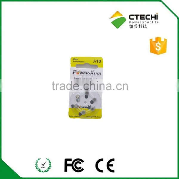 Hearing Aid Batteries A675/A12/A10/A312 Zinc-Air Battery