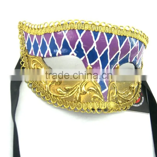 Shape Face Mask With Halloween Mask Half Face Female Costume Party Princess of Venice photo-6