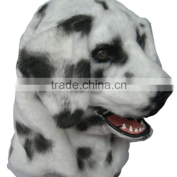 Soft Latex Animal Head Mask Mask Adult Full Head Latex Animal Masks And Latex Animal Head Mask For Party, Real Fur Party Mask photo-3