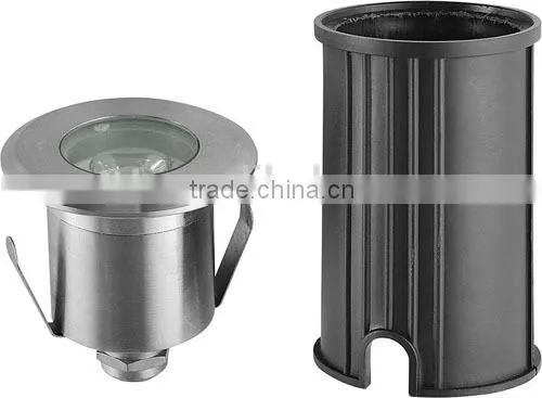 2016 Factory Wholesale 1W Mini RGB LED Underground Driveway Lights IP67 Waterpoof photo-2