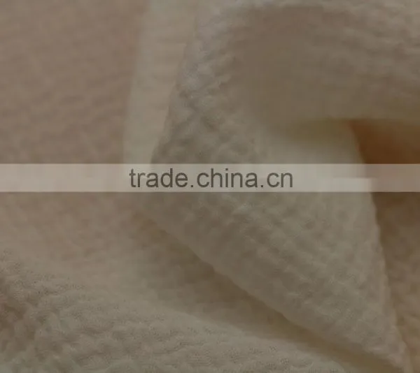 Summer Women Dress Hot Selling 60S 100% Cotton Double Level Bubble Texture Crepe Fabric photo-5