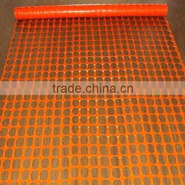 Orange Plastic Construction Fence
