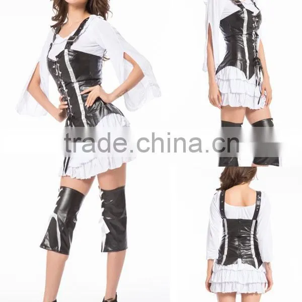 Walson Hot Cosplay Costumes Adults Deluxe Pirate Costume 4pcs Set Halloween Costumes Bulk photo-2