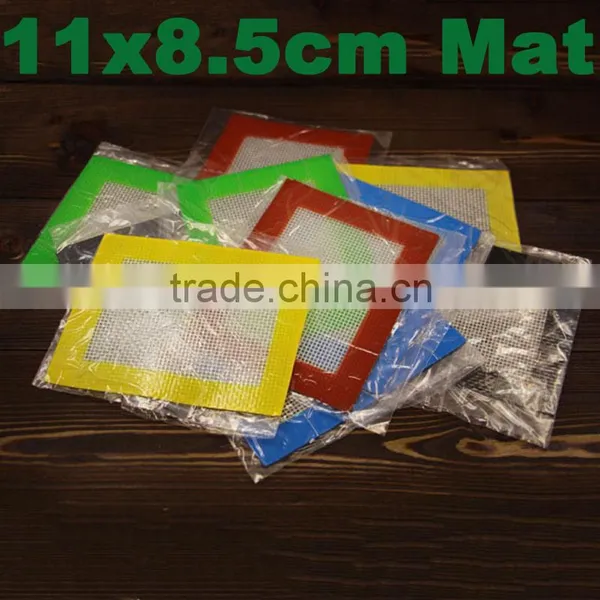 Fiberglass Heat Proof Silicone Concentrates Mat ti Nail Vaping Dab Wax Silicone Rubber Pad Bho Silicone Dab Mat