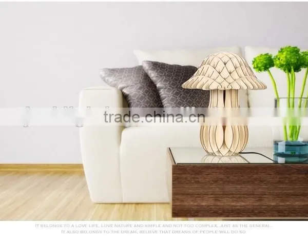 2016 LED Wooden Table Light JK-879-13 Simple Table Lamp Hotel Bedside Table Lamp photo-3