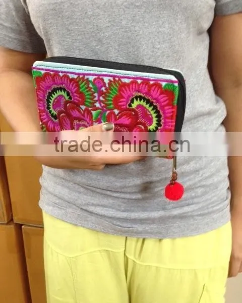 Thailand Hmong Purse Handmade 100% Colorful and Nice Cutting