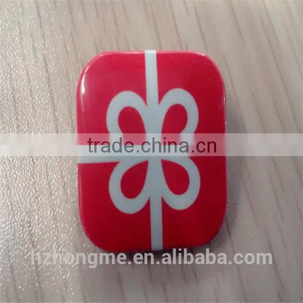 Square Pin Button Badge /Material Button Badge 35mm for 2015 photo-3