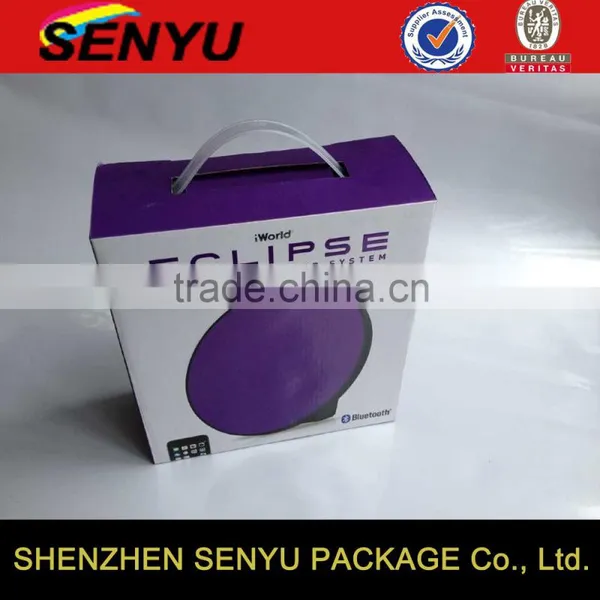 Creative Recylcled Small Empty Paper Box Printing for Sound Speaker photo-3