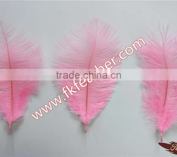 Wholesale Natural Craft Small Pink Ostrich Feather Bulk Fabric For Wedding Supplies Decoration photo-6