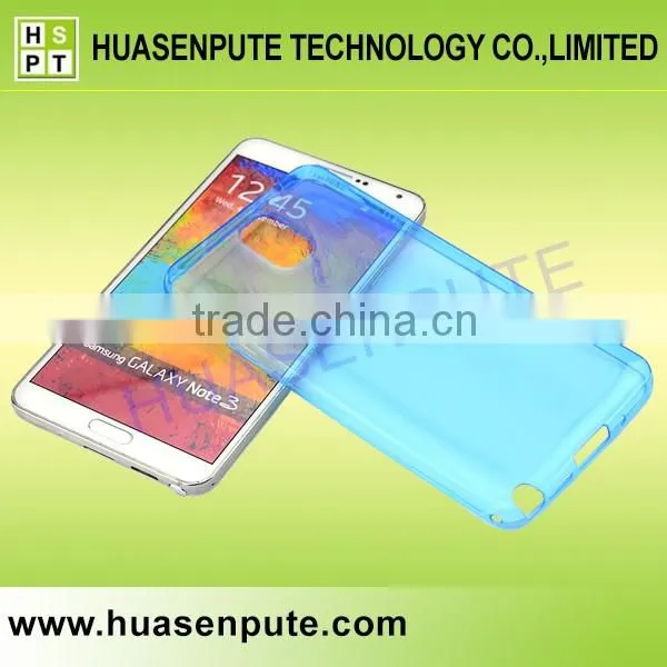 Soft Transparent Silicone Gel Skin Back Case Cover for Samsung Note 3 photo-4