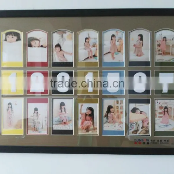 Collage and Customized Matboard of Multi Openings for Photographic Studio Decoration photo-3