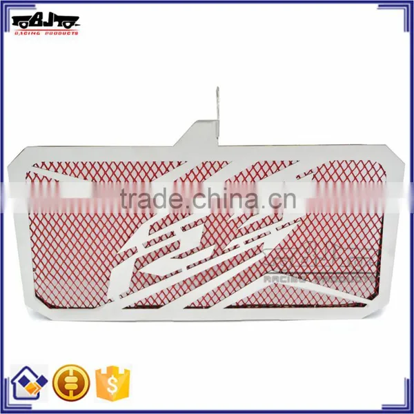 BJ-RG-YA004 Hot Selling Motorcycle Parts Stainless Steel 304 Red Radiator Grill Guard Protector For Yamaha Yzf R25 2015 2016 photo-2
