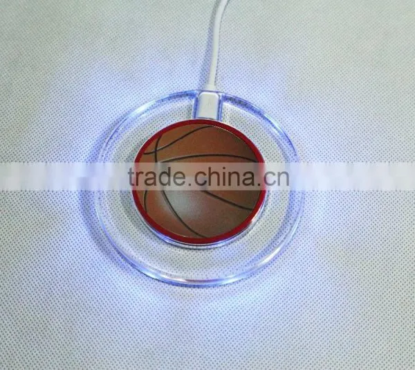 Hot Sell Basketball Pattern Smart Wirless Charger for Multiple Phones photo-3