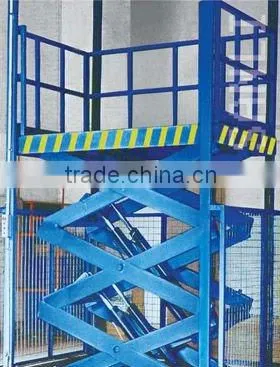 CE Approved Utility Cargo Indoor Scissor Lift Table/hydraulic Stationary Scissor Lift photo-2