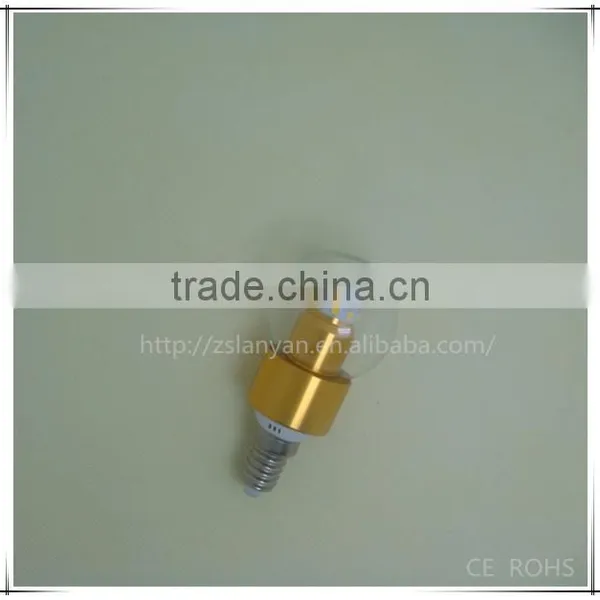 Transparent Glass 4W Led Candle Light Bulb With CE ROHS GS SSA photo-4