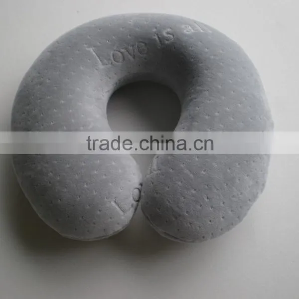 Neck Pillow KW001 100% Polyurethane Visco Elastic Memory Foam Travel Pillow