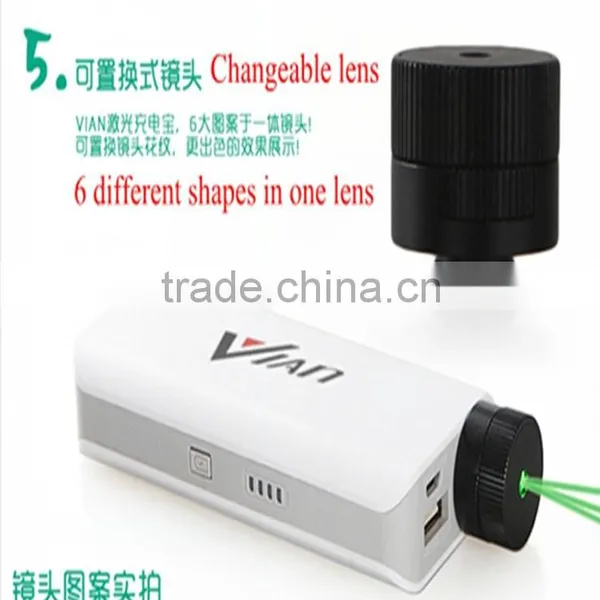 Hot Sale Universal 5200mAh Smart Power Bank With Laser Pointer photo-2