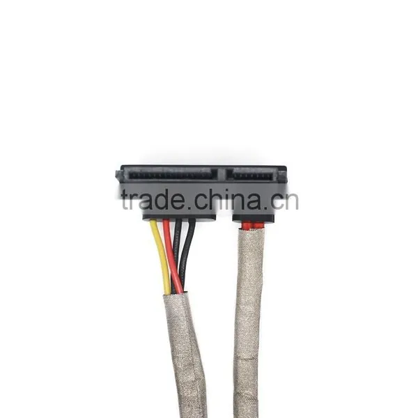 90 Degree 7+15 Pin HDD to 4 Pin Power Cable to 7pin Function of Sata Cable Antistatic Shielding photo-4