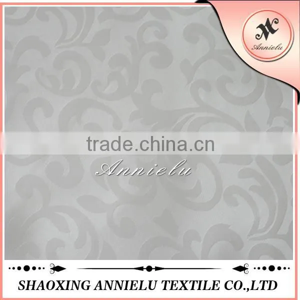 Elegant White Color Jacquard New Design Fabric Hot Sale