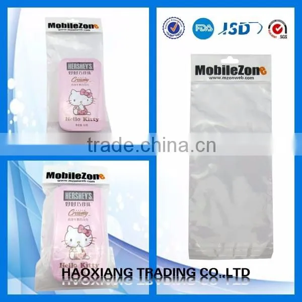 Mobile Phones Covers Header Bag With Self-adheasive, Design Mobile Phone Back Coveropp Plastic Packing Bags photo-3