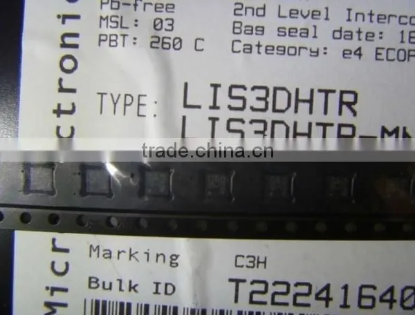 The acceleration sensor LIS3DHTR