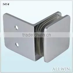 Solid Brass Radius Corner Two Screw Hole Glass Clip photo-5