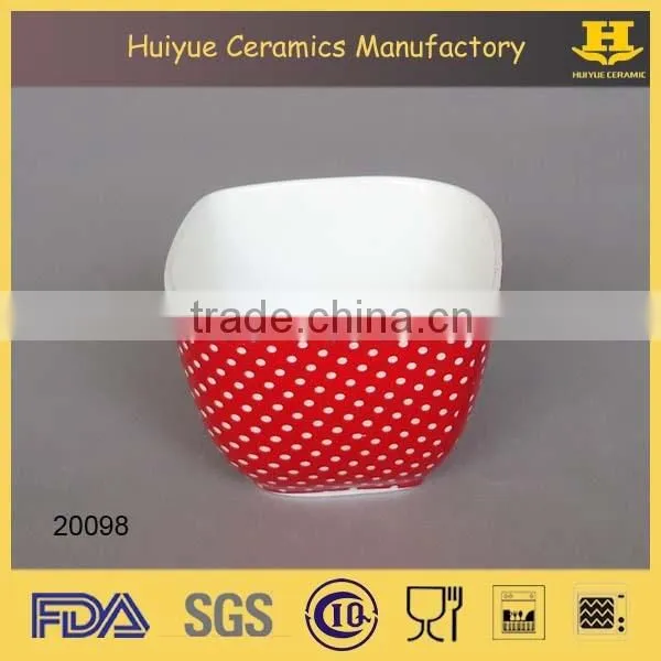Ceramic Square Cake Bowl, Cake Cup, Color Cake Mould photo-4