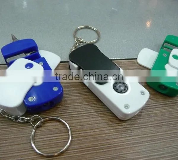 Promotion Useful Keychain Mini Pocket Tool Kit With LED Light
