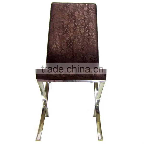 Upholstery Dining Room Chair With Stainless Steel Leg photo-5