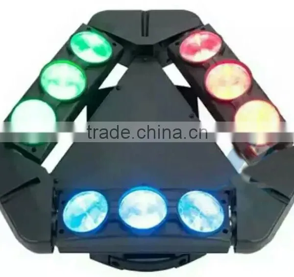 9*12W RGBW 4 In1 LED Led Beam Moving Head Spider Light photo-4