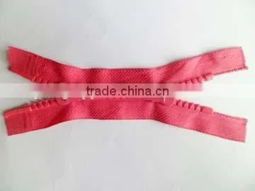 8# Plastic Resin Zipper Two Way Open End Double Slider Zipper Winter Coate Zipper Slider photo-4