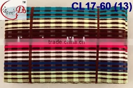 CL17-60 2016 Top Sale Colorful Line African High Quality New Aso Oke Headtie Colorful Aso Oke Headtie photo-6