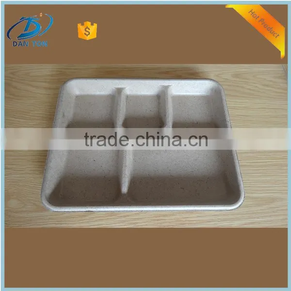 China Yangzhou Supplier 5 Separation Disposable Paper Lunch Box photo-2
