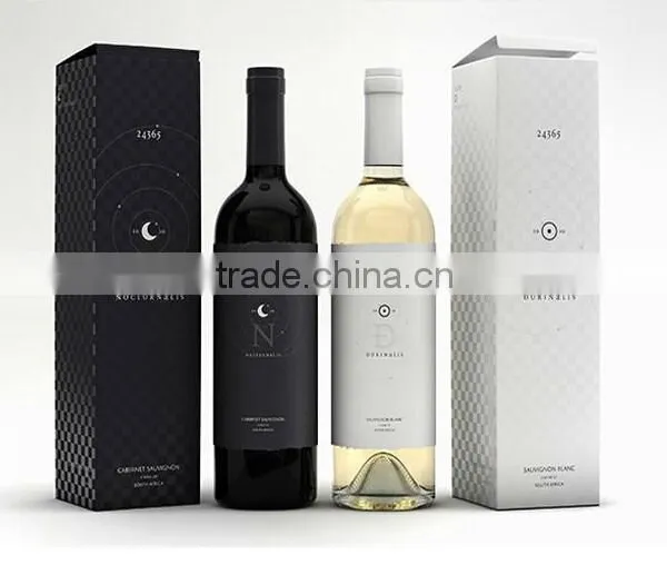 2015 Hot Sale High Quality Folding Red Wine Box photo-2