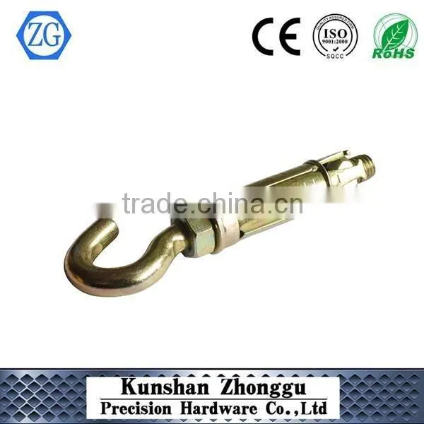 Hook Bolt Sleeve Anchor Low Carbon Steel Yellow Zinc M8*45 photo-3