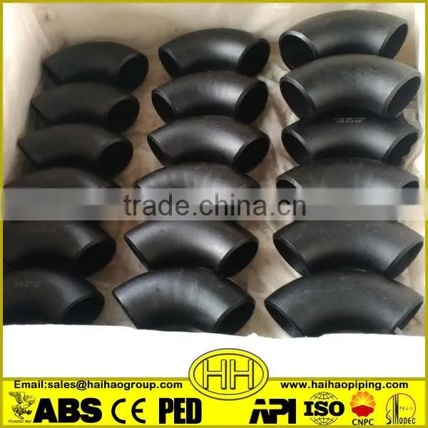China Supplier ASTM A234 WPB Carbon Steel Fitting 90 Degree Elbow With ISO Certificate photo-4