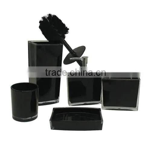 Plastic Purple Black White Red Toilet Brush With Diamond photo-4
