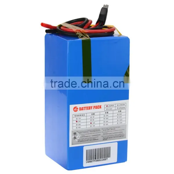 Lifepo4 Li-ion Battery Pack 24v 4ah for Electric Bike and E-scooters Etc.