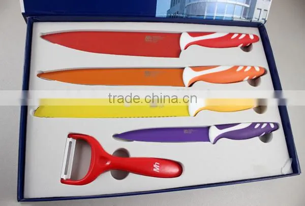Kitchen Knife With Color Blade photo-2