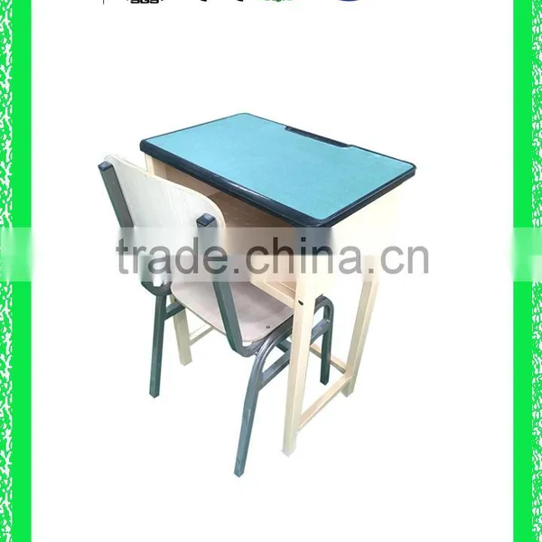 Modern School Desk and Chair School Furniture School Desk With Bench HXZY057
