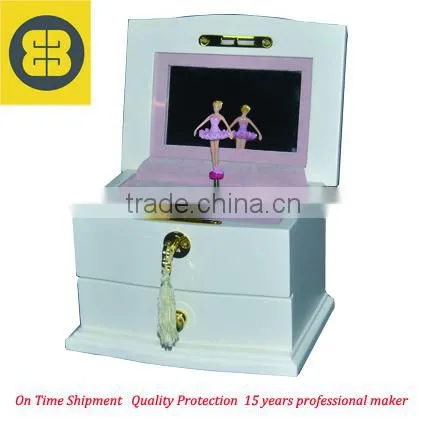 Ballerina Musical Jewelry Wooden Box Packaging photo-2