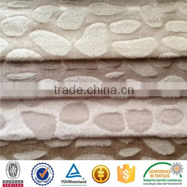 Super Soft Rubber Dot Fabric Rubber Bonded Turkey Dripping Velboa photo-4