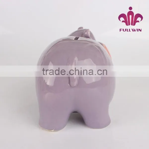 Hippo Shape Large Piggy Bank for Money the Piggy Bank photo-3