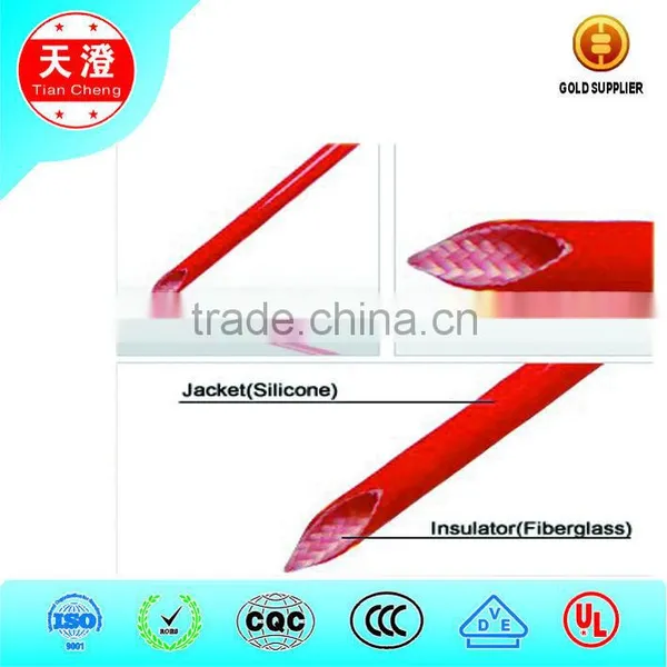 Fiberglass Braid Silicone Rubber Sleevings/tubes photo-6