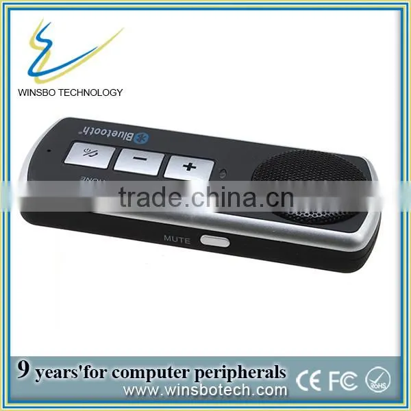Hot Sales Cheap Handsfree Bluetooth Car Kit Hands Free Bluetooth Speaker Fixed on Sun Visor Clip Car Electronics Speakerphone photo-2