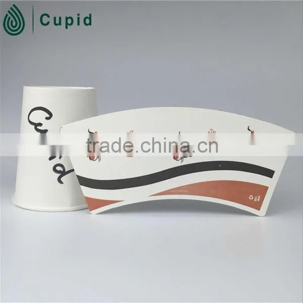Paper Cups Fan Coated PE / Printed and Cutted Paper Cup Fan photo-5