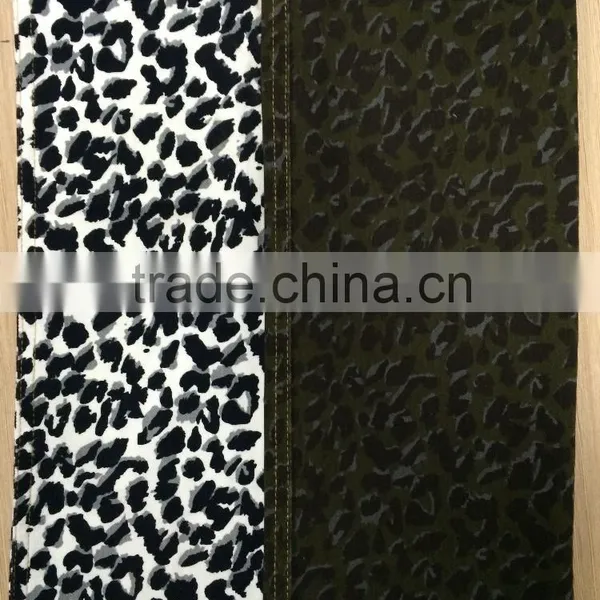 Printed Knit Denim Fabric:290gsm 45%cotton 50%polyester 5%spandex From Changzhou China photo-2