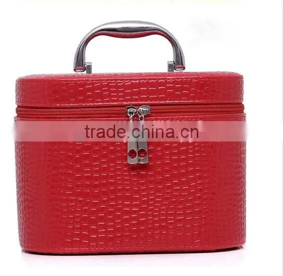 2015 Two Different Size New Python PVC Capaiable Storage Bag/cosmetic Bag for Women photo-5